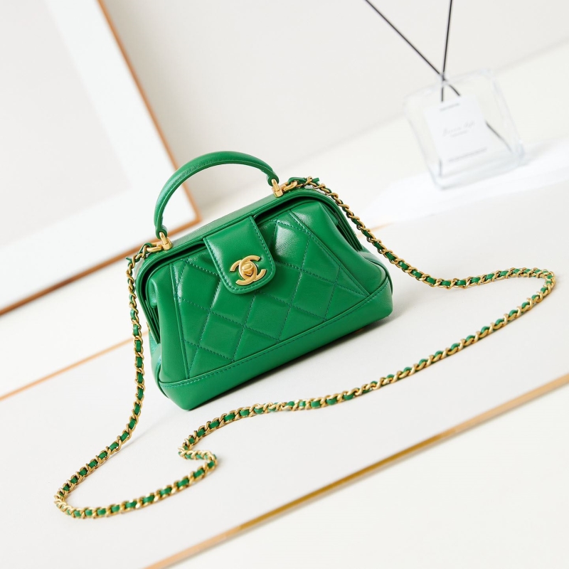 Ch*el top handle bags